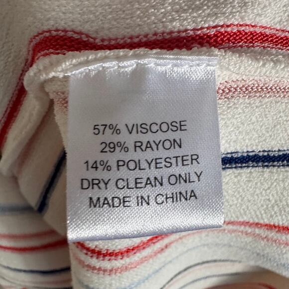 Lela Rose Striped Ponte Mini Sleeveless Tank Dress in Multicolor Extra Small - Picture 6 of 9